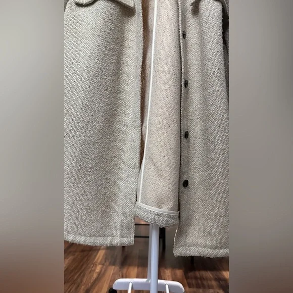 H&M Cream Textured Jacket - Picture 12 of 16